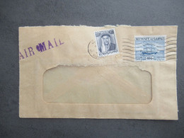 Kuwait 1950er Jahre ?! Air Mail / Luftpost Beleg Umschlag Stempel The British Bank Of The Middle East Kuwait - Koeweit