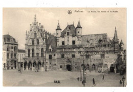 MECHELEN - Post De Hallen En Het Museum - Gedateerd 1917 - Malines