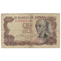 Billet, Espagne, 100 Pesetas, 1970, 1970-11-17, KM:152a, B - 1-2 Pesetas