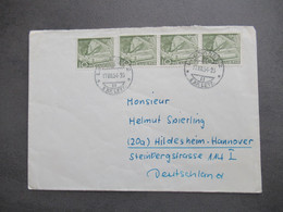 Schweiz 1949 / 54 Landschaften Nr.531 (4) MeF Auslandsbrief Lausanne - Hildesheim - Storia Postale
