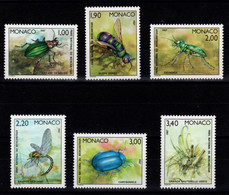 Monaco - YV 1567 à 1572 N** Complete , Insectes , Cote 14 Euros - Unused Stamps
