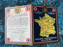 PETIT CALENDRIER 1921- SOCIÉTÉ COOPÉRATIVE MILITAIRE (POUR LA 13ÈME RÉGION: ROANNE) - Grand Format : 1921-40