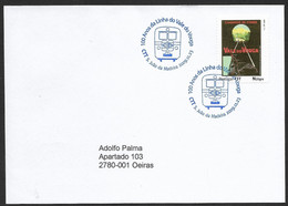 Portugal Lettre Cachet Et Timbre Personnalisé Chemin De Fer Du Vouga 2009 Personalized Stamp Cover Vouga Train Line - Lettres & Documents