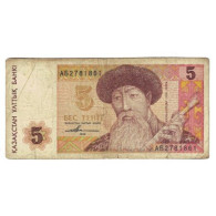 Billet, Kazakhstan, 5 Tenge, 1993, KM:9a, TB - Kazakhstan