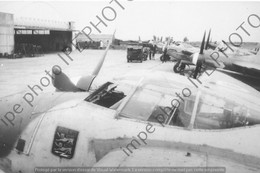 PHOTO RETIRAGE REPRINT AVION AIRCRAFT   DE HAVILLAND MOSQUITO RABAT SALé 1947 - Luchtvaart