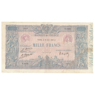 France, 1000 Francs, Bleu Et Rose, 1926, 1926-06-19, TTB, Fayette:36.42, KM:67j - 1 000 F 1889-1926 ''Bleu Et Rose''