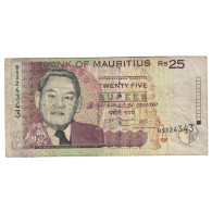 Billet, Mauritius, 25 Rupees, 2009, KM:49c, TB - Mauritius