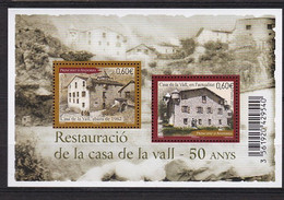 1 Bloc  2012  Andorre  Andorra    Casa De La Vall Abans  En L'actualitat - Blocks & Sheetlets