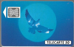 CARTE-PUBLIC-F134A-50U-SC4an-Trou 6-12/90--OISEAU BLEU-5 Pe 23285-UTILISE-TBE - 1990