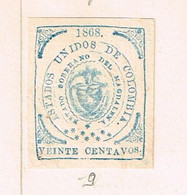 Magdalena  1868  Revenue Fiscaux Fiscal RR - Colombie
