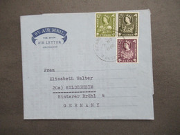 GB Kolonie Uganda 1960 Air Mail Aerogramme Mit Statistik Der Ndandamission Brief Vom Bischöflichen Sekretär - Uganda (...-1962)