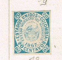 Magdalena  1867  Revenue Fiscaux Fiscal RR - Colombia