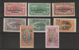 Congo 1926-28 Série Courante 93-99A, 8 Val * Charnière MH - Ongebruikt