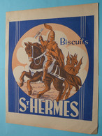 St. HERMES > Biscuits ( Voir / Zie Scans Voor DETAIL ) Format A4 ! - Autres & Non Classés
