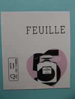 AUTOADHESIF  No: 1955 , COEUR De CHANEL  , Venant De Feuille, XX,en Bon état - Other & Unclassified