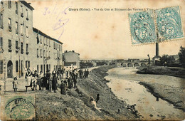 Givors * Vue Du Gier Et Bâtiment Des Verriers à Vitre * Verrerie * Lavoir - Givors