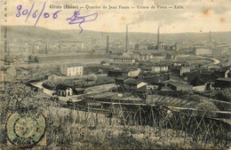 Givors * Vue Sur Le Quartier , Faubourg De Jean Faure * Usines De Fives , Lille * Industrie Cheminée - Givors