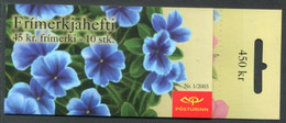 ICELAND  2003 Summer Flowers Booklet  MNH / **.  Michel 1028 MH - Cuadernillos