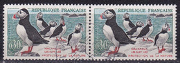 Macareux ,n° 1274a Avec Et Sans Houppe (SN2203/016) - Used Stamps