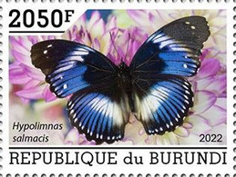 BURUNDI 2022 - Butterflies IV, 1v. Official Issue [BUR2201064a] - Farfalle