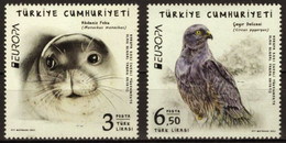 TURKEY 2021 Europa CEPT. Endangered National Wildlife - Fine Set MNH - Unused Stamps