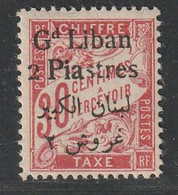 GRAND LIBAN - TAXE N°8 * (1924) - Impuestos