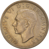 Monnaie, Grande-Bretagne, 1/2 Crown, 1948 - K. 1/2 Crown