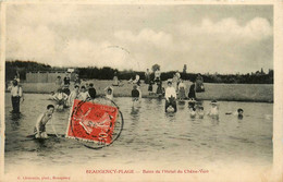 Beaugency * 1907 * Bains De L'Hpôtel Du Chêne Vert * Baigneurs - Beaugency