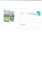 Enveloppe Entier Postale FRANCE - MUROL (Puy De Dôme) - Aquarelle Chateau Féodal - Gravuren