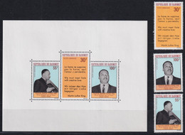 F-EX31932 DAHOMEY MNH 1968 PEACE MARTIN LUTHER KING SHEET SHEET + SET. - Martin Luther King