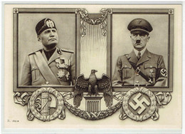 Militari Fascismo - Mussolini E Hitler - 3-9 Margio 1938 - Besuch Hitler 3-9 Mrt 1938 - Propaganda NSDAP - War 1939-45