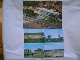 BRAZIL / BRASIL - 2 POST CARDS HOTEL AND BARREIRA DO INFERNO IN NATAL / RN IN 197? IN THE STATE - Natal