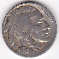 Etats Unis, Five Cents 1935 D Denver, Buffalo - 1913-1938: Buffalo