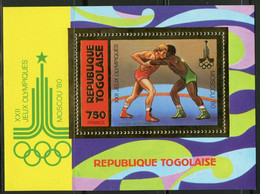 Olympische Spelen  1980 , Togo - Blok  Postfris - Verano 1980: Moscu