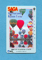 ( 5530 ) - Télécarte JAPON - ( Montgolfière / Balloon Fiesta ) - *** EC *** - Voir Scan - - Spazio