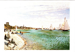 CPM Etats-Unis New-York - The Metropolitan Museum Of Art. Les Régates à Sainte-Adresse, De Claude MONET, 1867, TBE Met - Musées