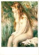 CPM New-York - The Metropolitan Museum Of Art. Young Girl Bathing/Jeune Fille Au Bain D'Auguste RENOIR, TBE Coll. Lehman - Musées