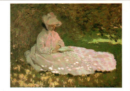 CPM Etats-Unis (Maryland) Baltimore - Walters Art Gallery. Reading Woman / La Liseuse De Claude MONET 1872 TBE - Baltimore