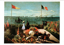 CPM New-York - The Metropolitan Museum Of Art. Terrace At Ste-Adresse/Terrasse à Sainte-Adresse De Claude MONET 1867 TBE - Musea