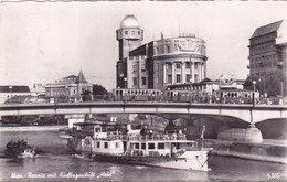 QR - WIEN -  Urania Mit Ausflusschiff  " Hebe " - Museen