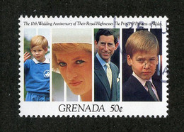 1186 Grenada-Grenadines Scott #2009 Used "Offers Welcome" - Grenade (1974-...)