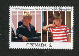 1187 Grenada-Grenadines Scott #2010 Used "Offers Welcome" - Grenade (1974-...)