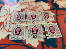 Hong Kong Stamp Used Postally High Values - Usados