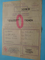 ADVIES Van AANWIJZING 3209 B ( Adams Antwerpen/Deurne > Luchtmacht Goetsenhoven - Tienen 1963 ) > ( Zie Foto's ) ! - Dokumente