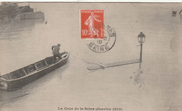 (NO) 75 PARIS ,  Inondations De Paris 1910  Quai De Grenelle - Paris Flood, 1910