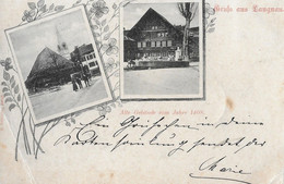 GRUSS AUS LANGNAU → Alte Und Seltene Mehrbildkarte Anno 1898   ►RAR◄ - Langnau Im Emmental