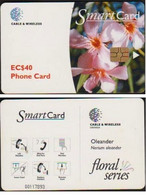 GRENADA PHONECARD C&W FLORAL SERIES SMART CARD TELECARTE EC$40 - Grenada (Granada)