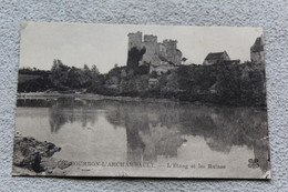 H823, Bourbon L'Archambault, L'étang Et Les Ruines, Allier 03 - Bourbon L'Archambault