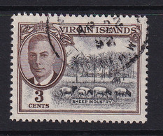 British Virgin Is: 1952   KGVI   SG138   3c   Used - Iles Vièrges Britanniques