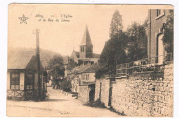 B-8860   MERY : L'Eglise Et La Rue Du Laveu - Esneux